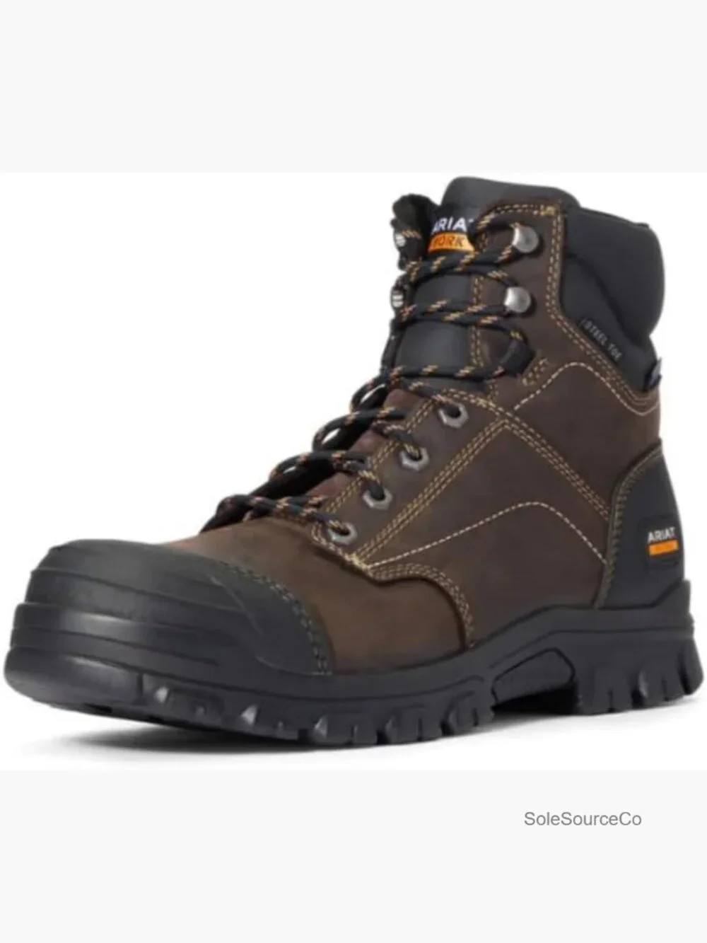 Treadfast 6-Inch Waterproof Steel Toe Work Boot Men's Lace-Up